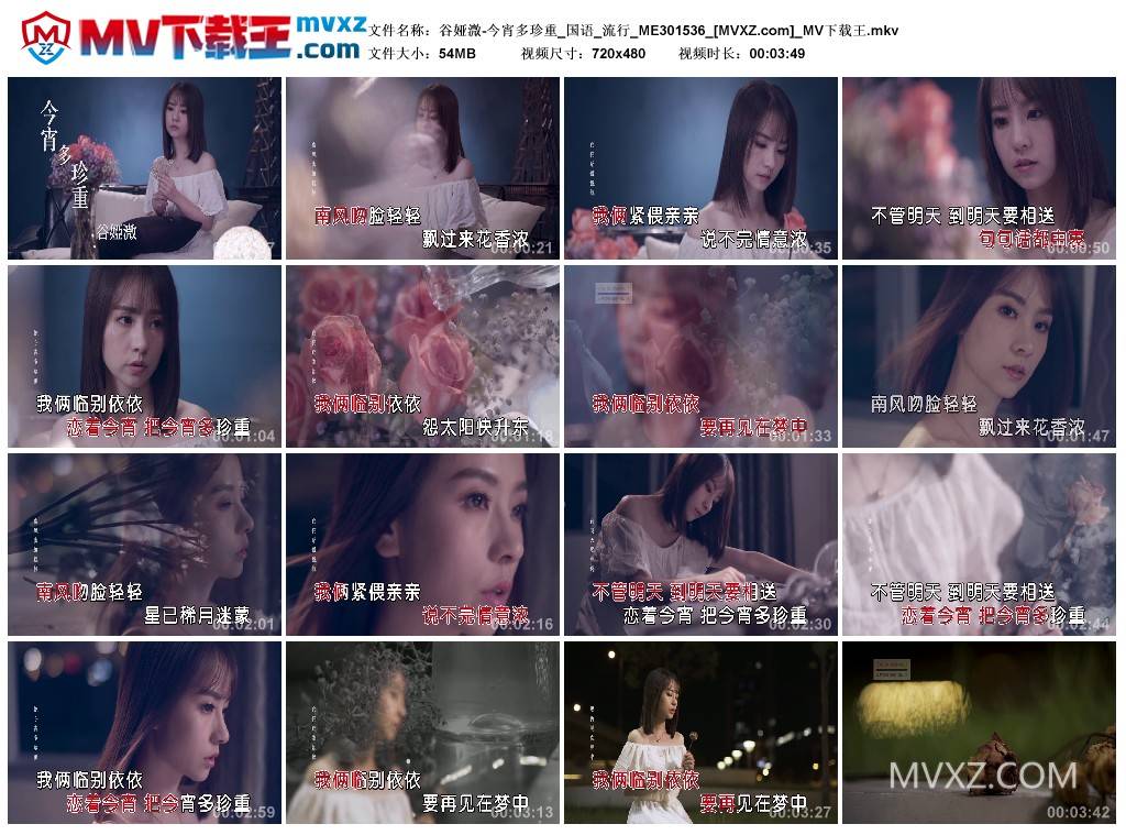 谷娅溦-今宵多珍重_国语_流行_ME301536